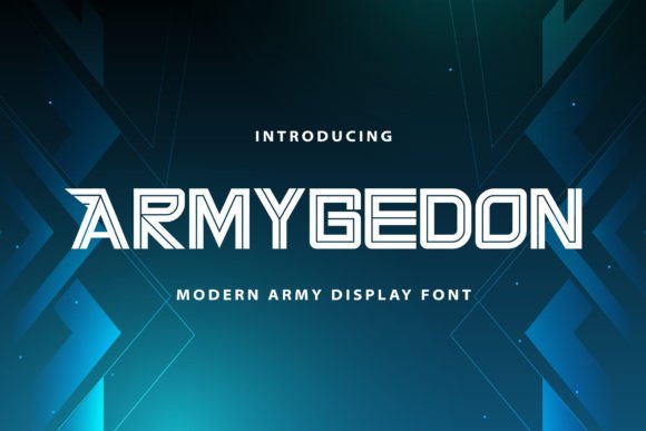 Armygedon: A Bold Font for Modern Branding