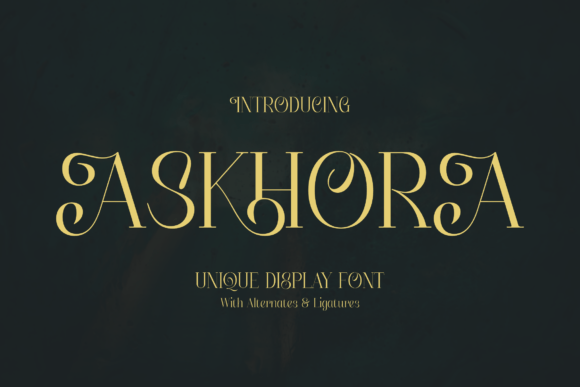 Askhora: A Serif Font for Modern Web Design