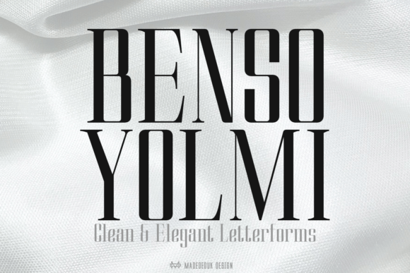 Benso Yolmi: A Serif Font for Modern Editorial Design