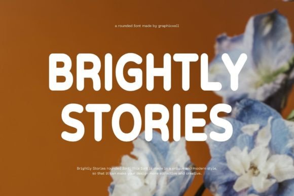 Brightly Stories: A Playful Font for Modern Branding