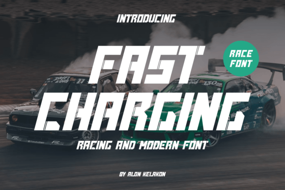 Fast Charging Font for Modern Web Design