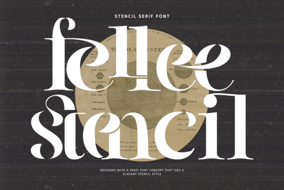 Fellee Stencil: A Designer's Take on a Bold Serif Typeface