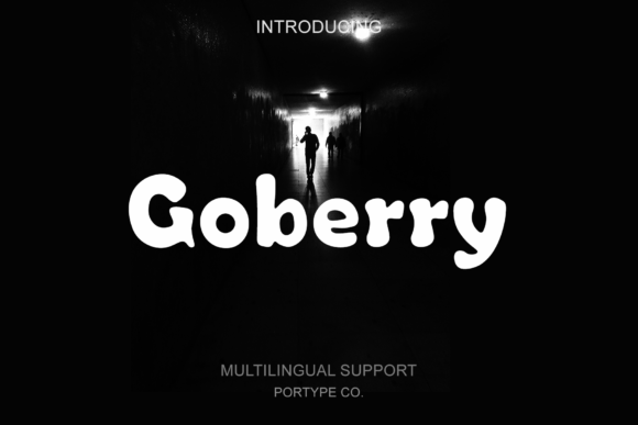 Goberry: A Playful Sans Serif Font for Editorial Design