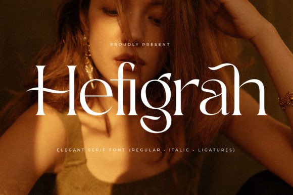 Hefigrah Serif Font for Modern Branding