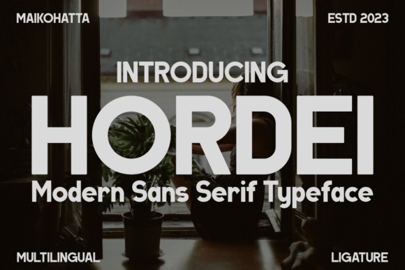 Hordei Font for Modern Web Design