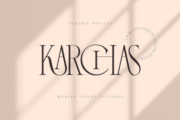 Karchas Serif Font for Modern Branding Projects