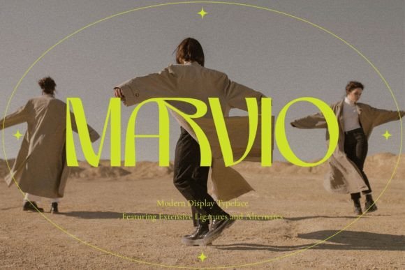 Marvio: A Modern Sans Serif Font for Bold Branding