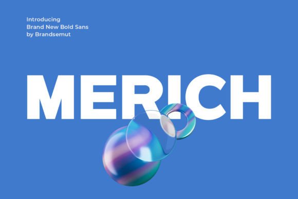 Merich: A Modern Sans Serif Font for Polished Branding