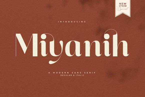 Miyanih: A Stylish Serif Font for Polished Branding