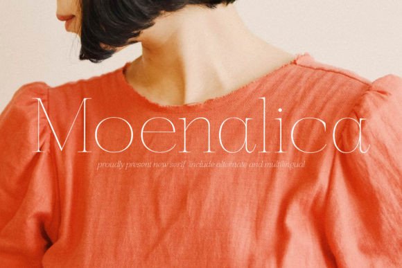 Moenalica Serif Font for Handmade and Commercial Projects