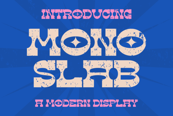 Mono Slab Font for Bold Web Design