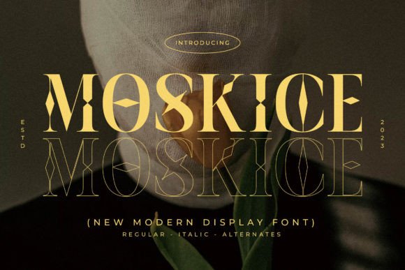 Moskice: A Serif Font for Elegant Branding Projects