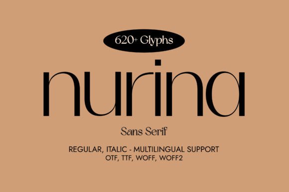 Nurina Font Review for Polished Branding
