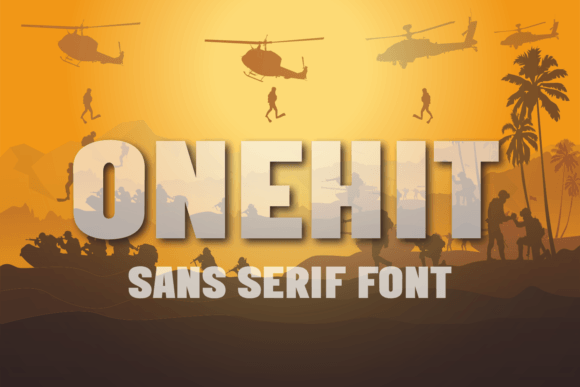 Onehit: A Modern Sans Serif Font for Clean Branding
