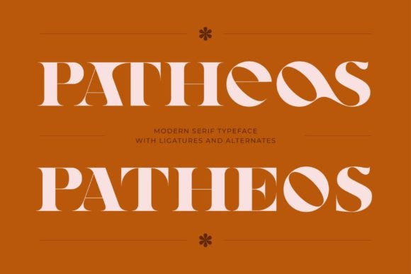 Patheos: A Modern Serif Font for Handmade Creations