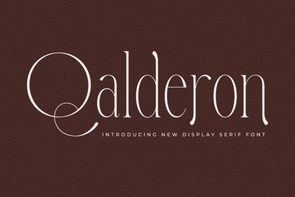 Qalderon: A Serif Font That Elevates Your Editorial Design