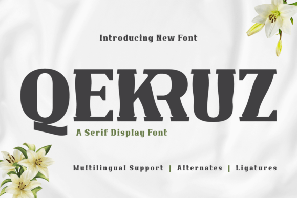 Qekruz: A Serif Font That Elevates Your Brand