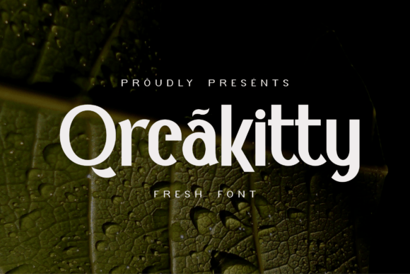 Qreakitty: A Modern Sans Serif Font for Bold Branding