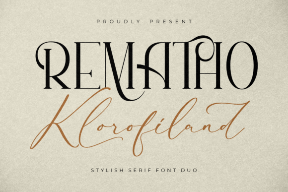 Rematho Klorofiland: A Modern Serif Font for Digital Branding