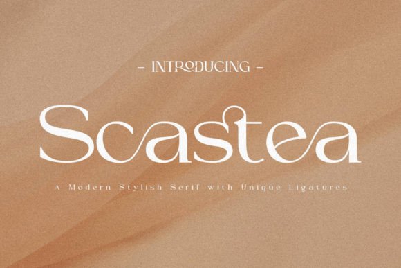 Scastea Serif Font for Handmade and Commercial Design