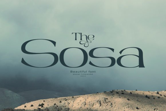 Sosa Serif Font for Modern Branding and Marketing