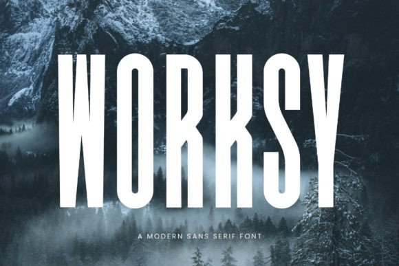 Worksy: A Sleek Sans Serif for Modern Branding